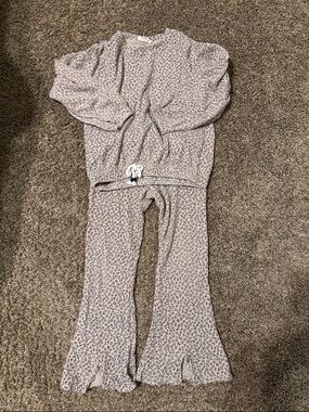 Jessica Simpson Kids Leopard Print Matching Set
